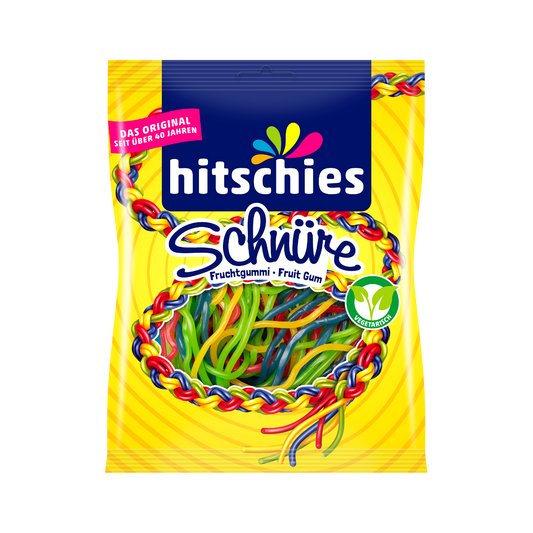 Hitschies Schnürsenkel Regenbogen 125 Gramm