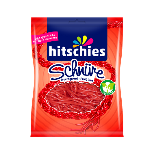 Hitschies Schnürsenkel Erdbeere 125 Gramm