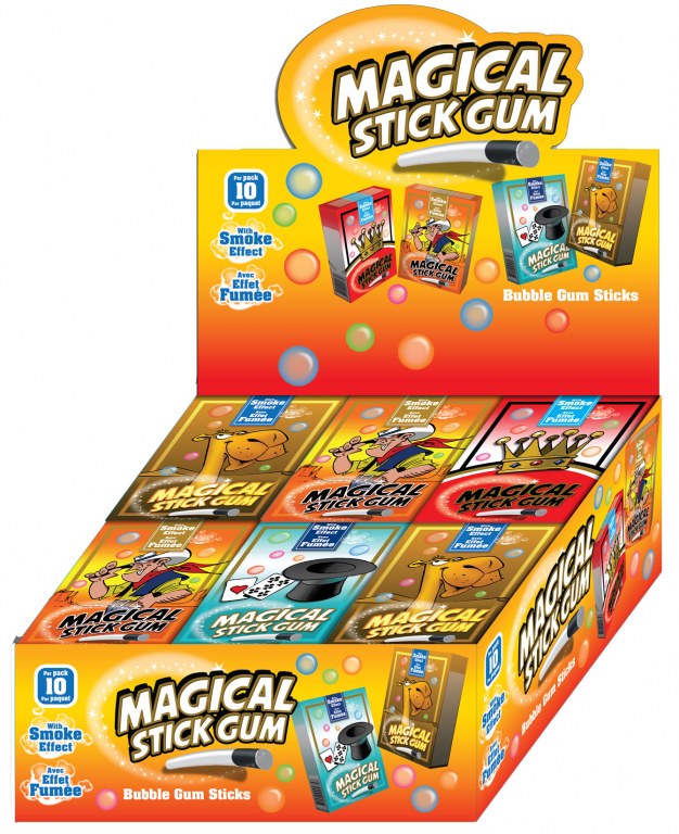 Magical Stick Kaugummi-Box - 18 Stück