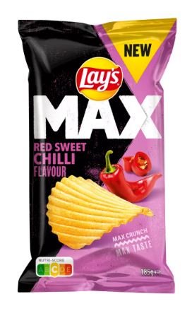 Lays Max Red Sweet Chili 185 Gramm