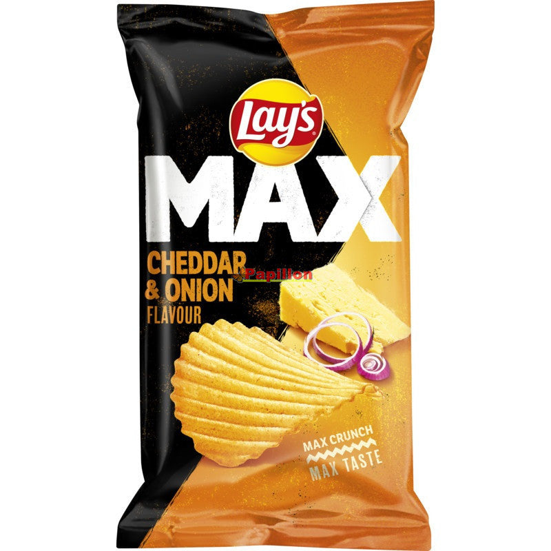 Lays Max Cheddar &amp; Zwiebel 185 Gramm