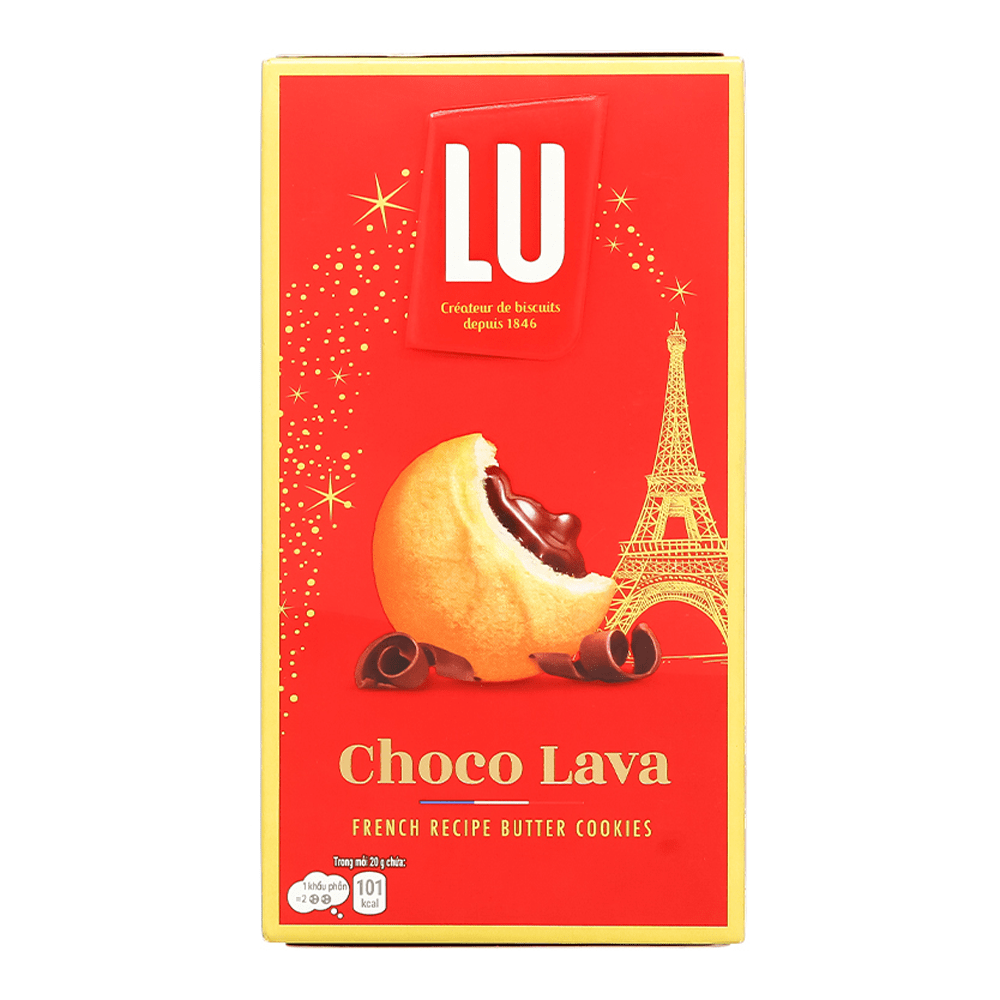 Lu Choco Lava Butter Cookies 80 Gramm