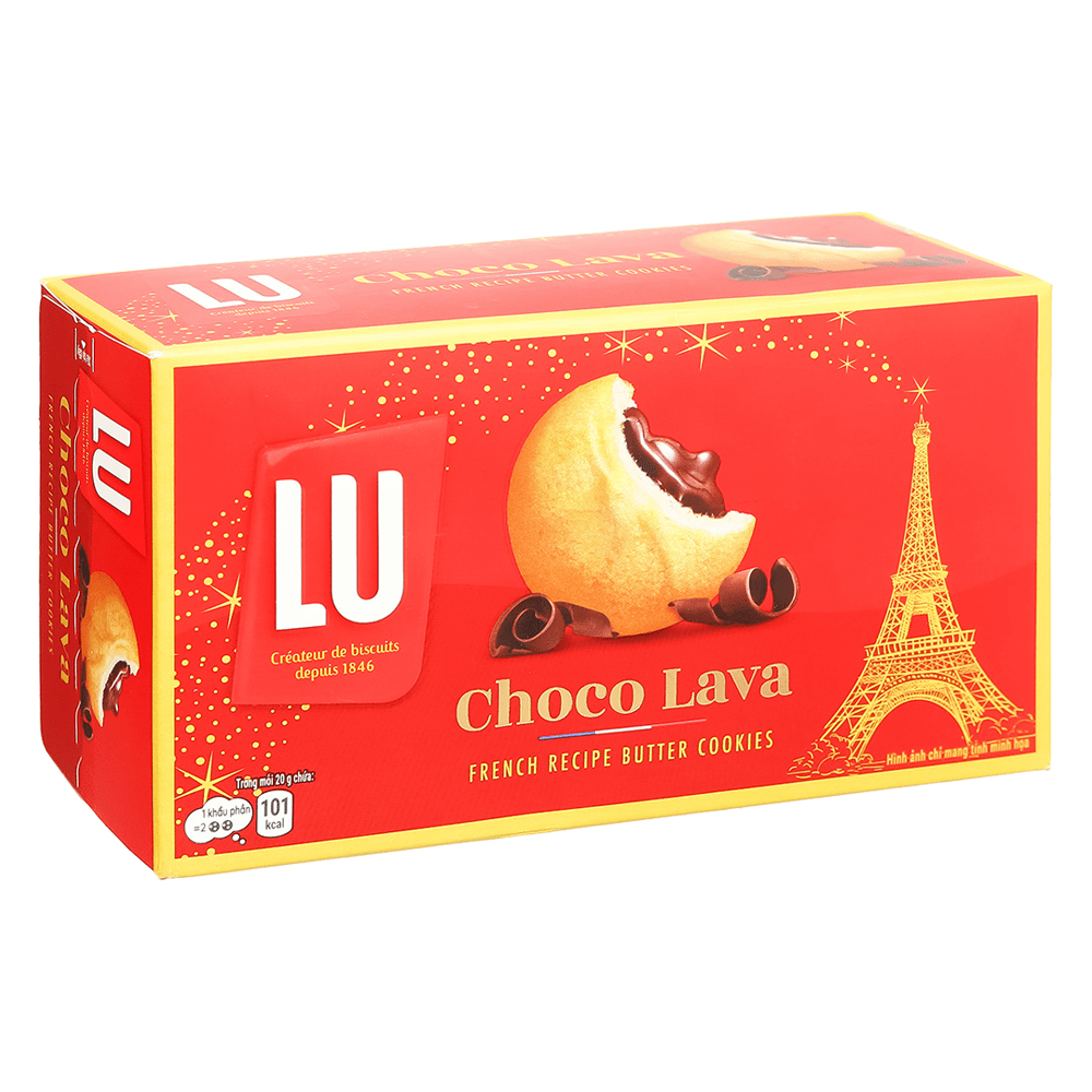 Lu Choco Lava Butter Cookies 80 Gramm