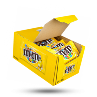 M&amp;M'S Erdnuss-Einzelschokoladenschachtel - 24 x 45 Gramm