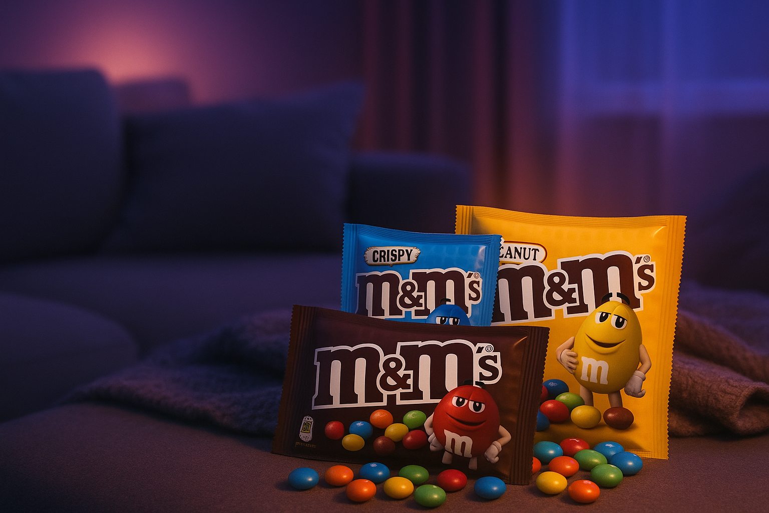 M&Ms Netflix & Chill background