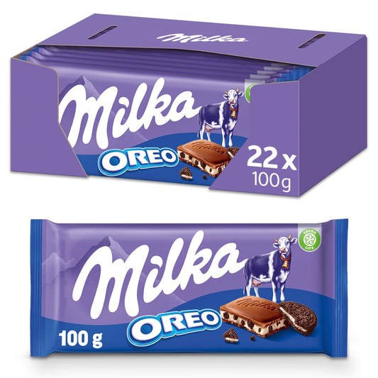 Milka Oreo Schokoriegel 22 x 100 Gramm