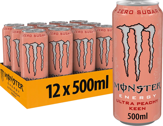 Monster Energy Ultra Peachy Keen 12x500ml