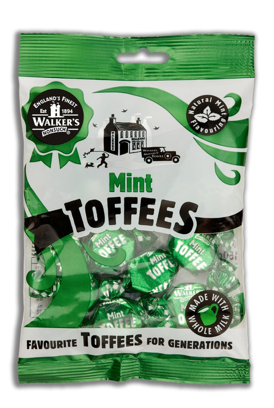 Walkers Mint Toffees - 150 Gramm