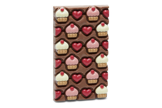 Schokoladenriegel Milchherz-Cupcakes - 150 Gramm