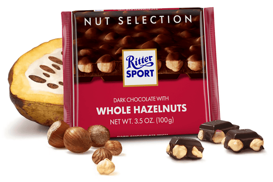 Ritter Sport Ganze Haselnuss Pur 100 Gramm