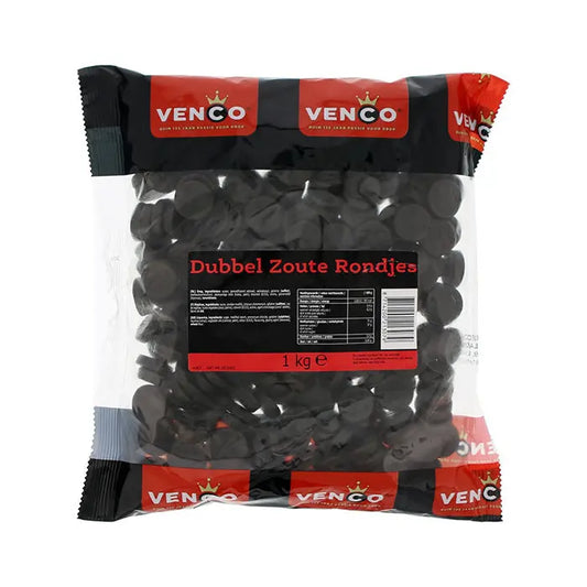 Venco Double Salted Rounds 1 Kilo