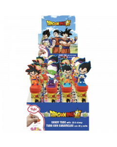 Dragon Ball Z Candy Tube mit Stempel x 24