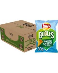 Lays Mini Bugles Nacho Cheese Box - 24 x 30 Gramm
