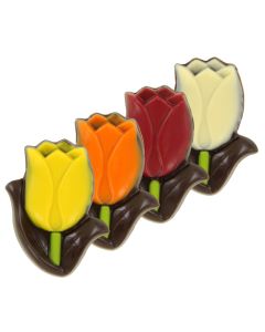 Schokolade Tulpen Farbig Dunkle Box 2.16 Kilo