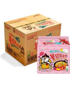 Samyang Ramen Hot Chicken Carbonara Noodles Box - 40 x 130 Gramm