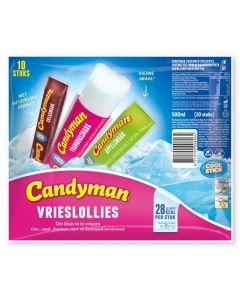Candyman Coolsticks Gefrier Lollis 10 Stück