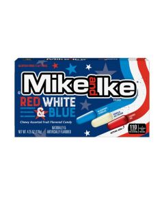Mike & Ike Rot Weiß Blau 120 Gramm