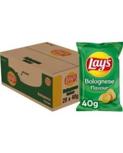 Lays Bolognese Chips Box - 20 x 40 Gramm