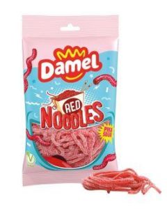 Damel Red Noodles Super Sour 200 Gramm