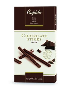 Cupido Schokolade Sticks Dunkler 125 Gramm