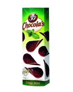Chocola's Minze Schokolade 125 Gramm/ 36 Stück