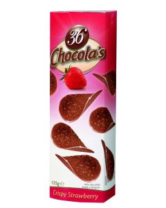 Chocola's Erdbeere Schokolade 125 Gramm/ 36 Stück