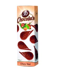 Chocola's Haselnussschokolade 125 Gramm/ 36 Stück