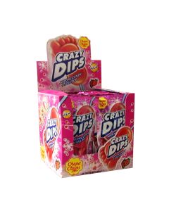 Crazy Dips Strawberry Box - 24 Stück