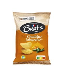 Brets Cheddar Jalapeno Chips 125 Gramm