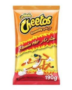 Cheetos Crunchy Flamin Hot 190 Gramm