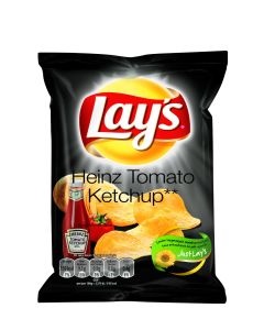 Lays Tomato Ketchup Chips Box - 20 x 40 Gramm
