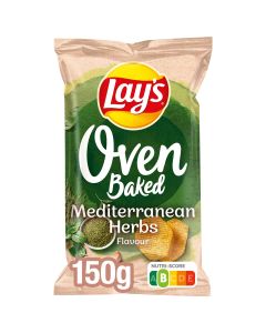 Lays Oven Chips Mediterranean Herbs 150 Gramm
