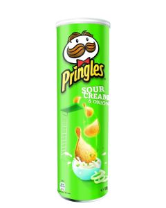 Pringles Sour Cream & Onion Chips Box - 19 x 165 Gramm