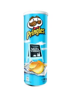 Pringles Salt & Vinegar Chips Box - 9 x 165 Gramm