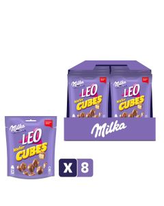 Milka Leo Wafer Cubes - Box 8 x 150 Gramm
