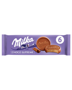 Milka Choco Wafer Vollmilchschokolade 6 Kekse 180 Gramm