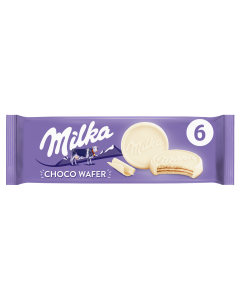 Milka Choco Wafer Weiße Schokolade 6 Kekse 180 Gramm