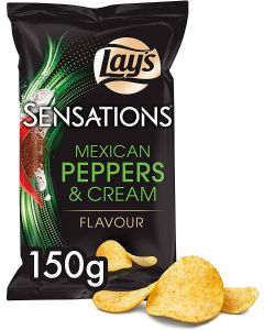 Lays Sensations Mexican Peppers & Cream 150 Gramm