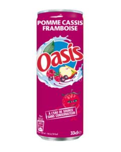 Oasis Apfel-Cassis-Himbeere 33CL