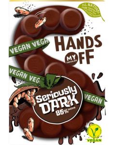 Hands off my chocolate schokolade Buchstabe Dunkle S Vegan 120 Gramm