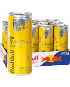 Red Bull Yellow Edition Tropical 12 x 250ml Verpackung