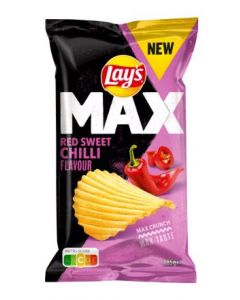 Lays Max Red Sweet Chili 185 Gramm