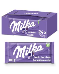 Milka Alpenmilch-Schokoladenriegel 24 x 100 Gramm
