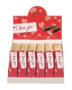 I Love You Praline Riegel 54 x 45 Gramm