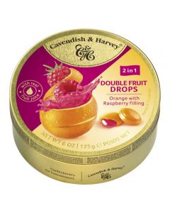 Cavendish & Harvey Double Fruit Orange Raspberry 175 Gramm 