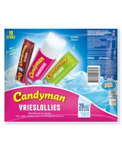 Candyman Coolsticks Gefrier Lollis 10 Stück x 20