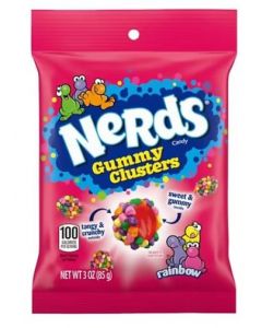Nerds Gummy Cluster Rainbow 85 Gramm