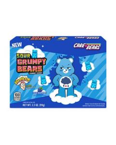 Warheads Sour Grumpy Bears Blue Raspberry 99 Gramm