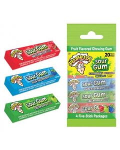 Warheads Sour Gum 4-Pack 550 Gramm