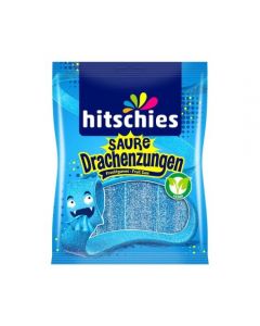 Hitschies Drachenzungen Blaue Saure Matten 125 Gramm